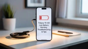 tridyne te-031 low battery warning