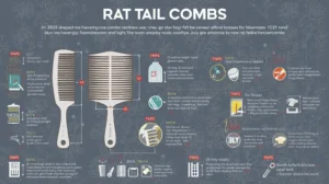 rat tail comb